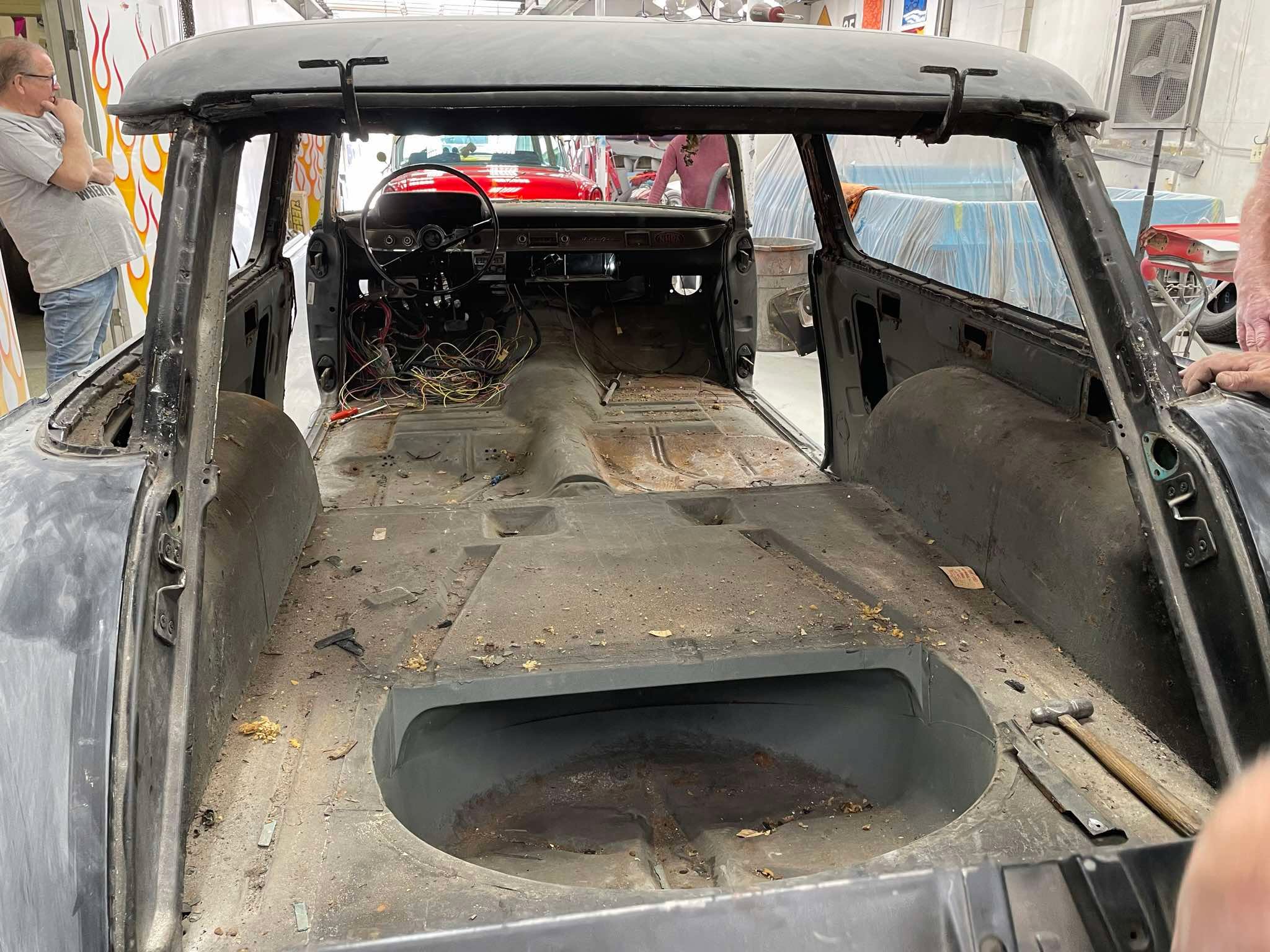 Interior teardown - 1957 Chevrolet Nomad