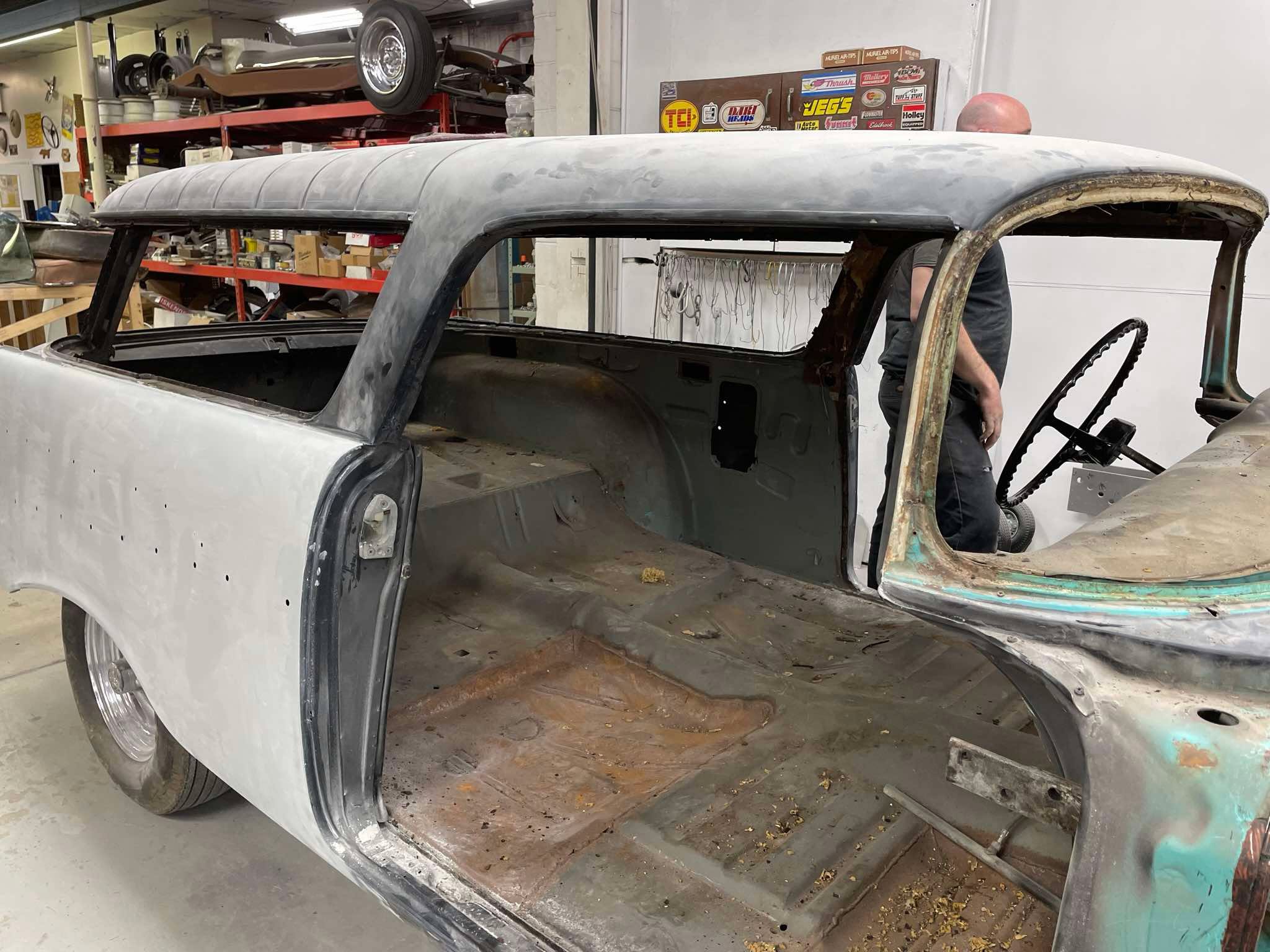 Body teardown - 1957 Chevrolet Nomad